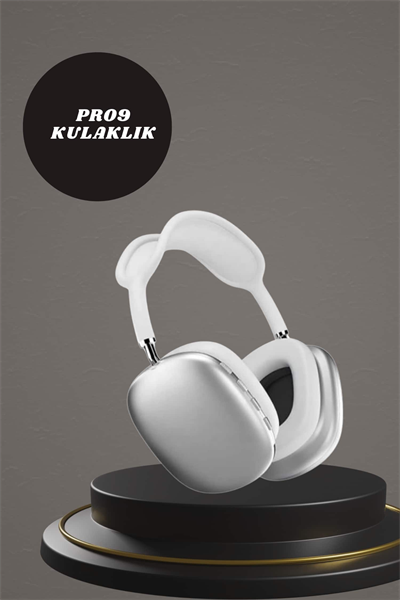 Kulak Üstü P9 Kablosuz Bluetooth Kulaklık ve 7 Kordonlu Akıllı Saat