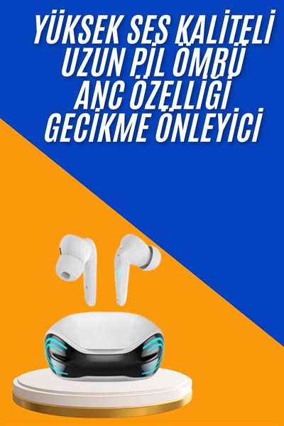 Kulaklığı Mikrofonlu Gürültü Engelleme Gecikme Önleyici Bluetooth Kulaklık