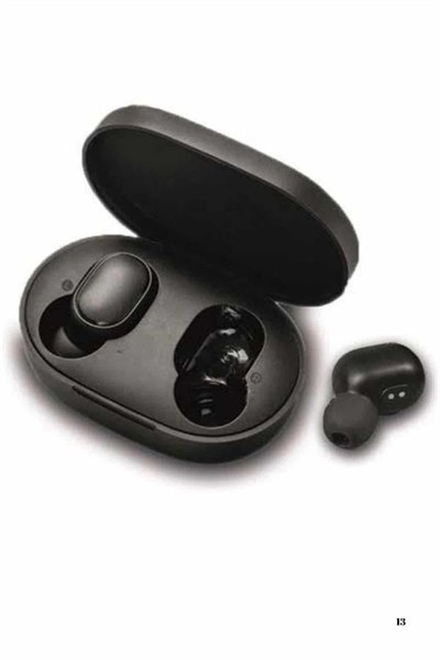 Kulaklık Dijital Göstergeli Bluetooth Bağlantılı Kablosuz Kulak İçi Mikrofonlu Dokunmatik Kontrol