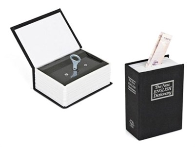 Kumbara Kitap Görünümlü Gizli Kasa Kumbara