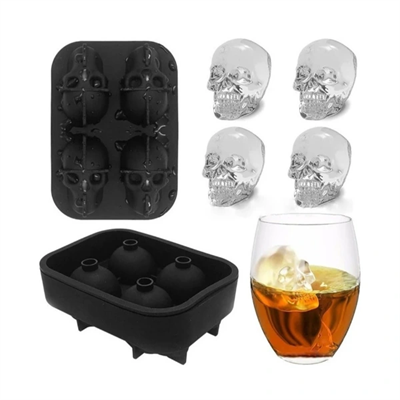 Kuru Kafa Şekilli Silikon Buz Kalıbı