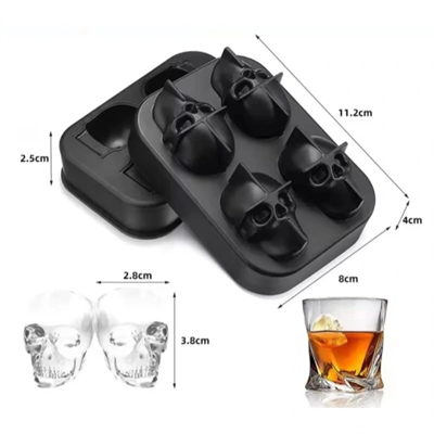 Kuru Kafa Şekilli Silikon Buz Kalıbı