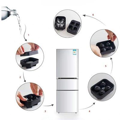 Kuru Kafa Şekilli Silikon Buz Kalıbı