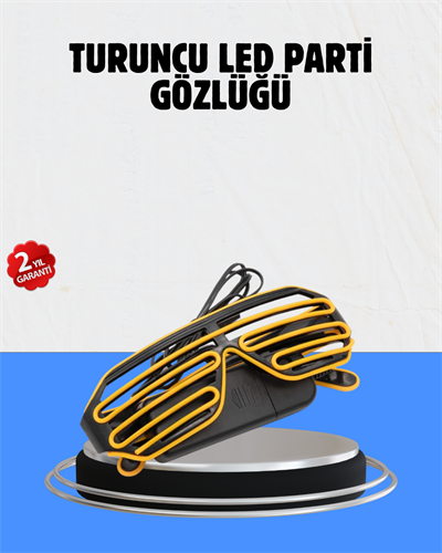 Kutlamalara Renk Katan LED Işıklı Parti Gözlüğü