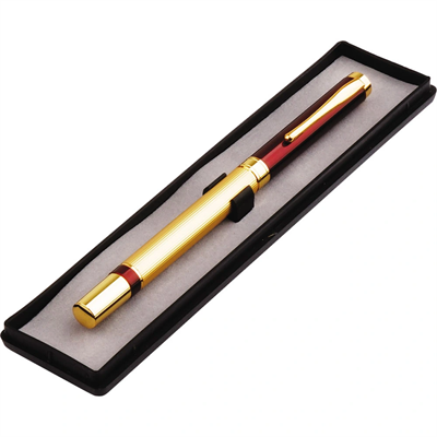 Kutulu Kırmızı Gold Tasarım Roller Kalem
