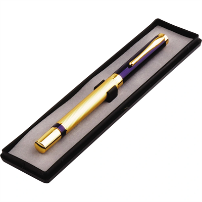 Kutulu Lacivert Gold Tasarım Roller Kalem