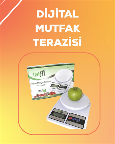 LCD Ekranlı Yüksek Hassasiyetli Dijital Mutfak Terazisi