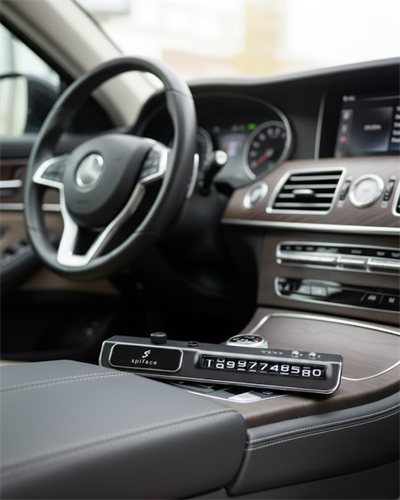 LED Ekranlı Nemlendirici Araç Park İletişim Numarası Gösterici