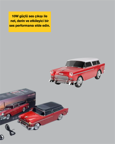 LED Farlı 10W Güçlü Ses Çıkışlı Bluetooth Hoparlör