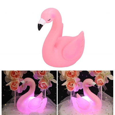 LED Işıklı Flamingo Masa Lambası