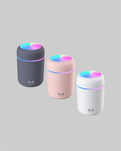 LED Işıklı USB Nemlendirici – Sürekli ve Aralıklı Püskürtme Modu