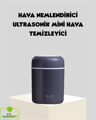 LED Işıklı USB Nemlendirici – Sürekli ve Aralıklı Püskürtme Modu