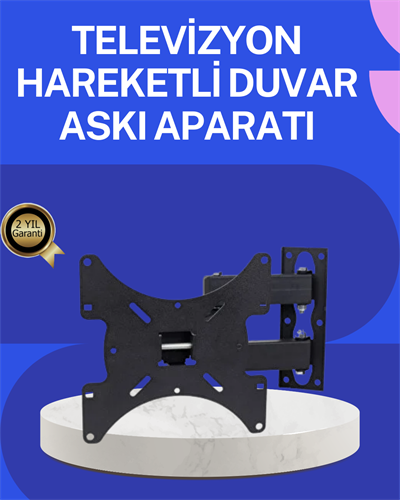 LED LCD TV Duvar Askı Aparatı Hareketli ve Döner