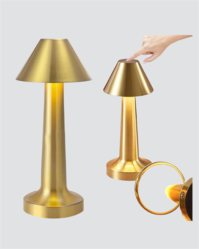 LED Masa Lambası 3 Renk Ayarlı Şarjlı Kablosuz Modern Tasarım