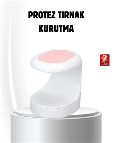 LED Mini Oje Kurutucu Taşınabilir Hızlı Kuruma Cihazı 3 LED Işıklı