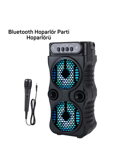 LED Parti Işıklı Bluetooth Hoparlör