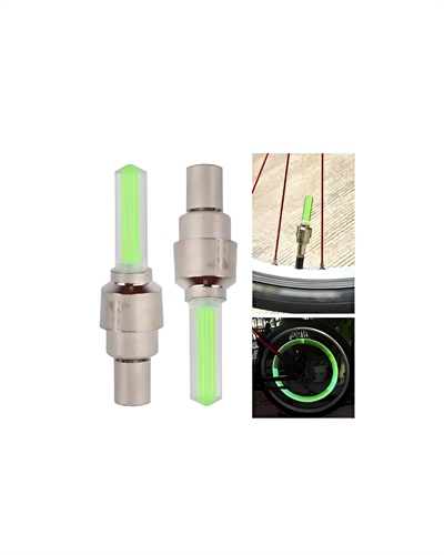 LED Sibop Lambası Bisiklet Motor Araba Jant Işığı 2li Set