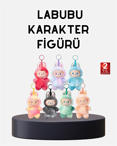 Labubu Koleksiyonluk Peluş Oyuncak – Yumuşak Kumaşlı, Dekoratif Tasarım, Hediyelik