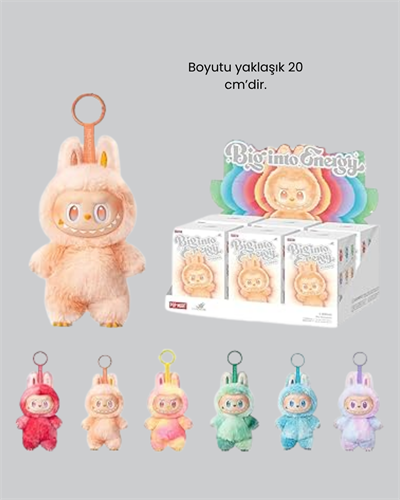 Labubu Peluş Oyuncak – Koleksiyonluk Yumuşak Dekoratif Figür 20 cm