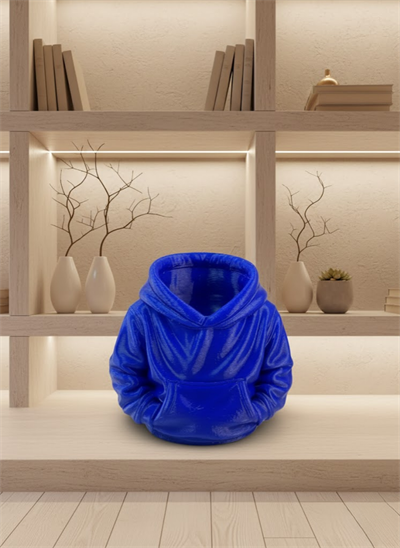 Lacivert Hoodie Kalemlik 10x10 cm Masa Üstü Düzenleyici