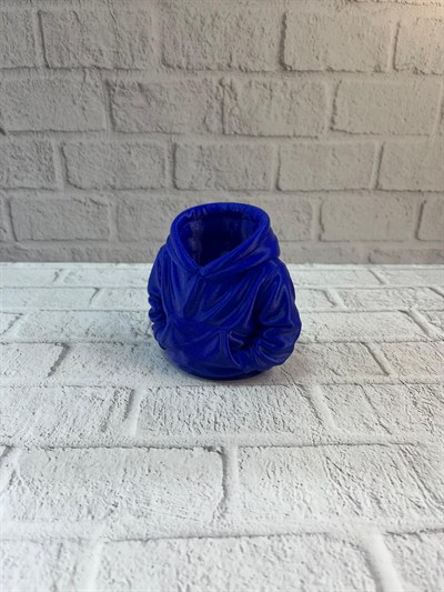 Lacivert Hoodie Kalemlik 10x10 cm Masa Üstü Düzenleyici