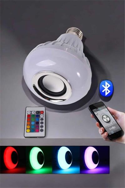 Lamba Led Hoparlör Dayanıklı ve Uzun Ömürlü Bluetooth Hoparlör