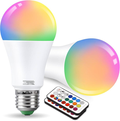 Led Ampul Enerji Dostu RGB Işıklı 100W Led Işık