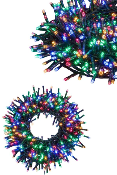 Ledli Fişli Led Dekor Lambası 5M RGB Yılbaşı Ağacı Işığı