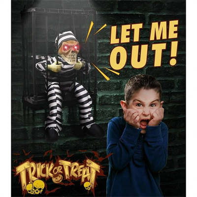 MAHKUM GÖRÜNÜMLÜ KURU KAFA İSKELET