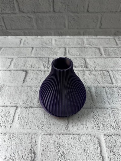 MOR VAZO ÇİZGİLİ