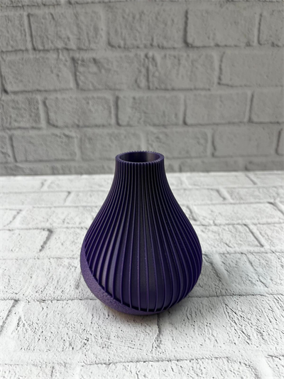 MOR VAZO ÇİZGİLİ