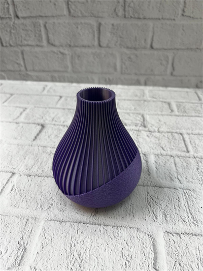 MOR VAZO ÇİZGİLİ