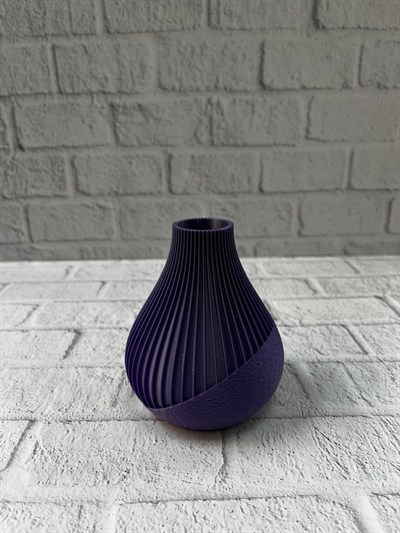 MOR VAZO ÇİZGİLİ