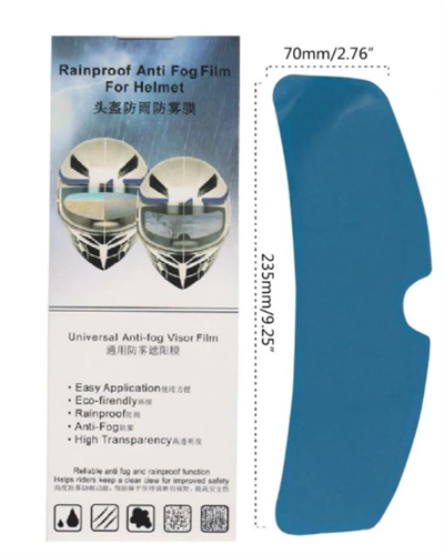 MOTOSIKLET  KASKI İÇIN YAĞMUR KAYDIRICI