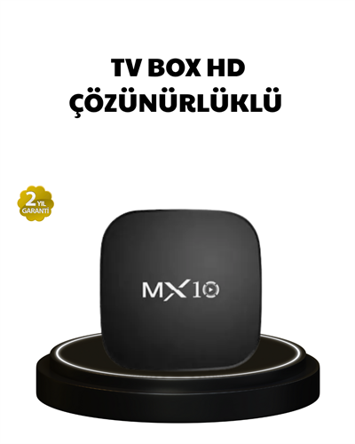 MX Box S 4K Android TV Box – Google Asistan, Dolby Ses, 8 GB Hafıza, Chromecast Desteği