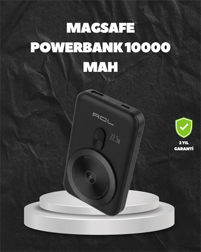 MagSafe Uyumlu Kablosuz Powerbank Taşınabilir Hızlı Şarj