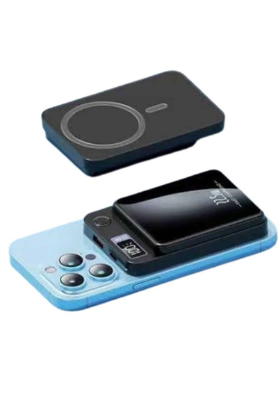 Magsafe Hızlı Şarj 10.000 Mah Wireless Şarj Powerbank Android ve İOS Uyumlu