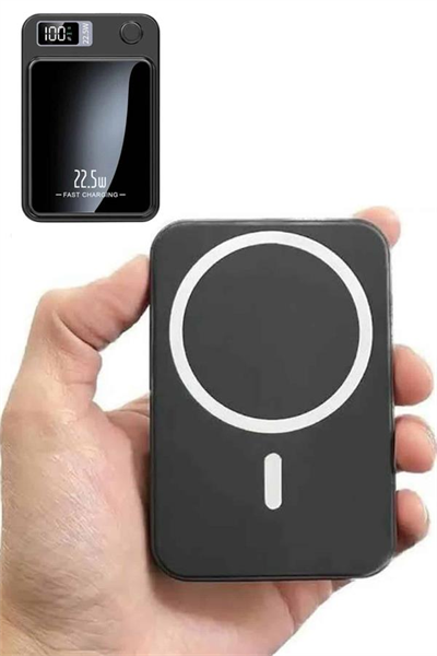 Magsafe Hızlı Şarj 10.000 Mah Wireless Şarj Powerbank Android ve İOS Uyumlu