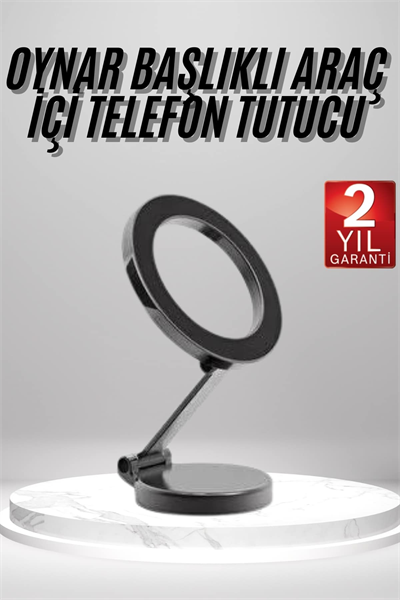 Magsafe Telefon Tutucu 360 Dönebilen Ayarlanabilir Araç İçi Tutucu