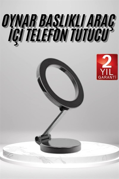 Magsafe Telefon Tutucu 360 Dönebilen Ayarlanabilir Araç İçi Tutucu