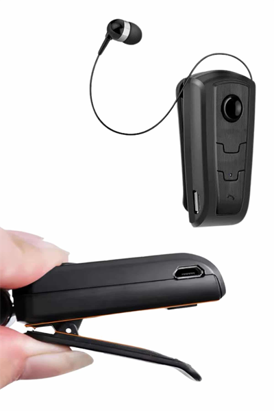 Makaralı Bluetooth Kulakiçi Yaka Kulaklığı Kablosuz Kulaklık