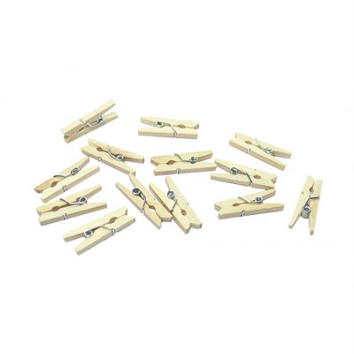 Mandal Mini Ahşap Mandal (100 Adet)