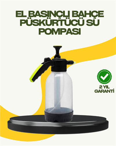 Manuel Basınçlı Köpük Püskürtücü Ayarlanabilir Nozullu 2 Litre Araba Yıkama