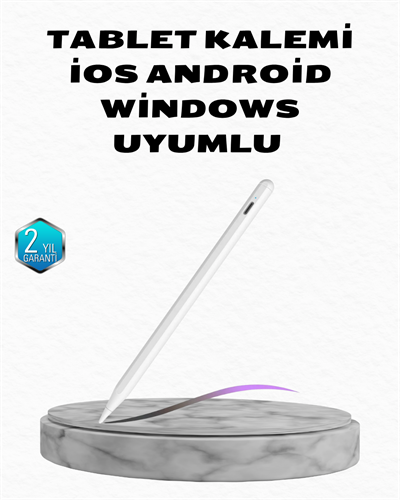 Manyetik Dokunmatik Kalem – Bluetooth Gerektirmeyen, Type-C Şarjlı, iPad ve Android Uyumlu Hassas Stylus