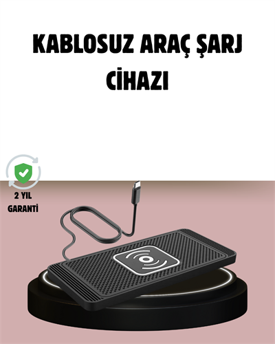 Manyetik Kablosuz Araç Şarj Cihazı – Hızlı Şarj, Kaymaz Taban, Güvenli Kullanım
