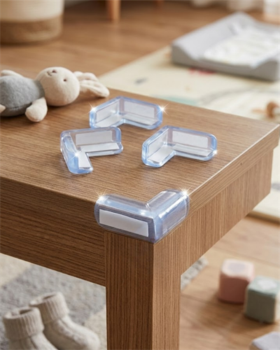 Masa Köşe Koruyucu 4 Lü Set Bebek Çocuk Güvenlik Köşe Aparatı