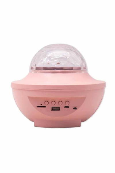 Masa ve Gece Lambası Renkli Projektör Işıklı Disko Topu Bluetooth Hoparlör