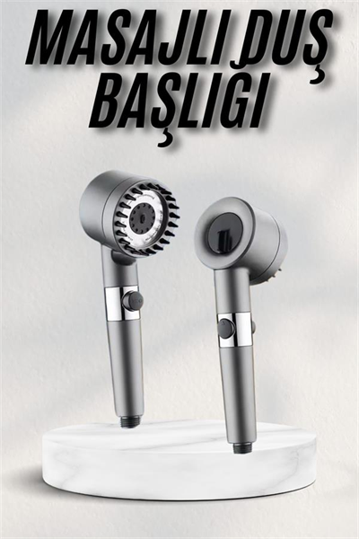 Masaj Etkili Turbolu Çok Fonksiyonlu Filtreli Duş Başlığı Yeni Nesil