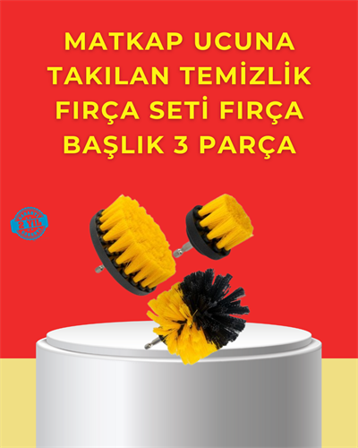 Matkap Ucu Temizlik Aparatı 3’lü Fırça Seti