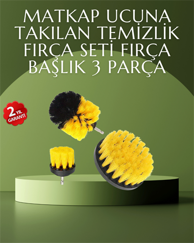 Matkap Ucu Temizlik Fırçası Seti Ev ve Araç İçin